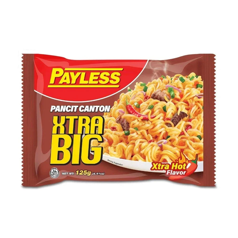 Payless Xtra Big Pancit Canton Extra Hot Flavor - 125g