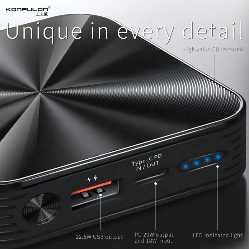 Konfulon 22.5W Fast Charging Power Bank - A5Q