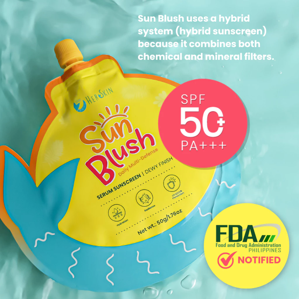 Herskin Sun Blush Serum Sunscreen SPF 50+ - 50g