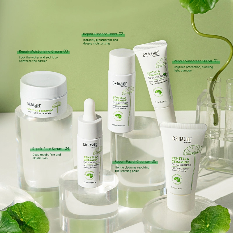Dr.Rashel Centella & Ceramide Soothing Repair Skin Care Set with Bag