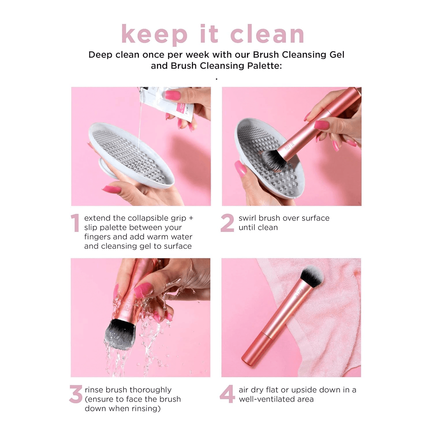 Real Techniques 10-IN-1 Travel Fantasy Mini Brush Kit - 04285
