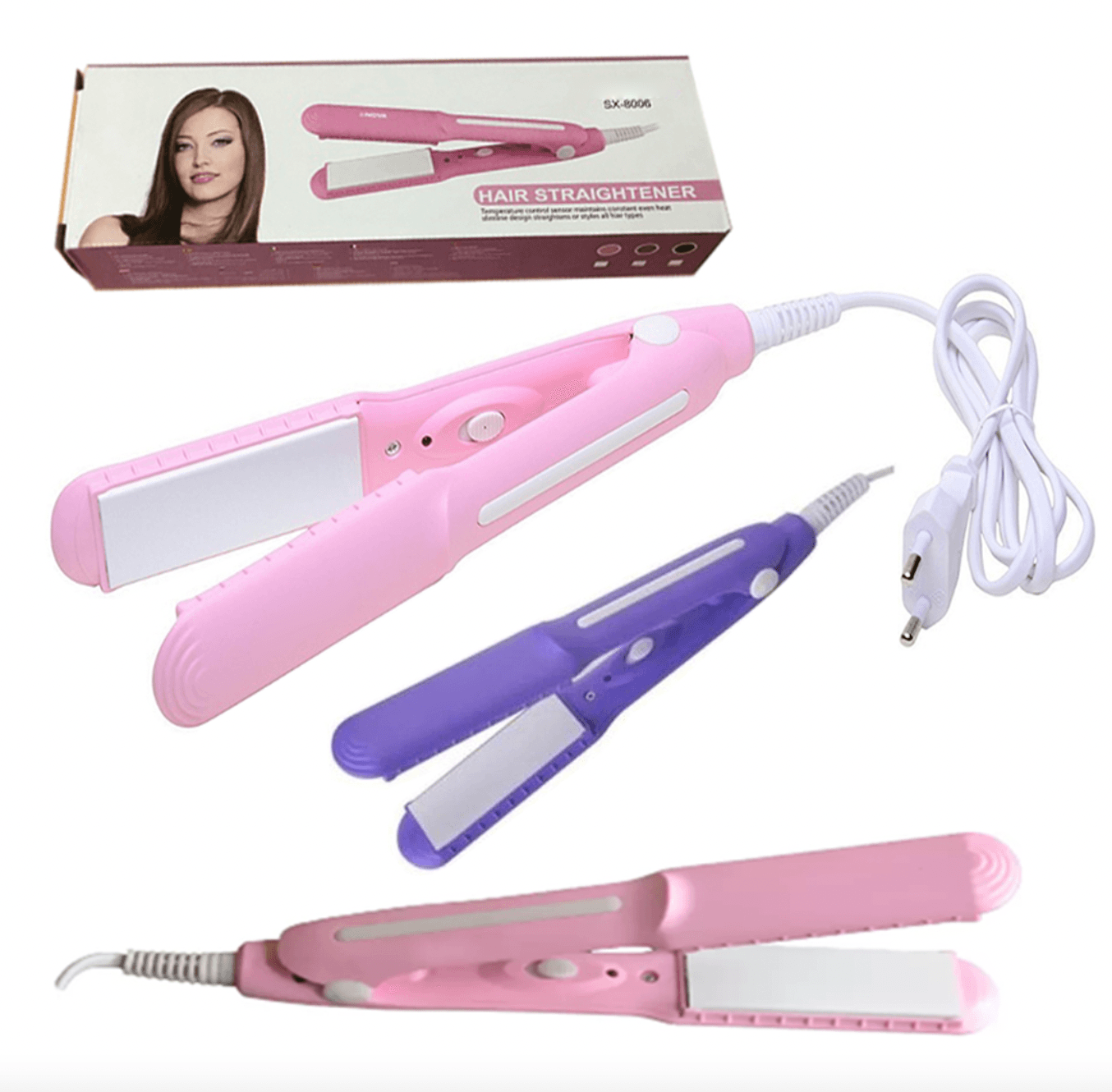 مكواة فرد الشعر الاحترافية Perfect Shape من AKNOVA SX-8006