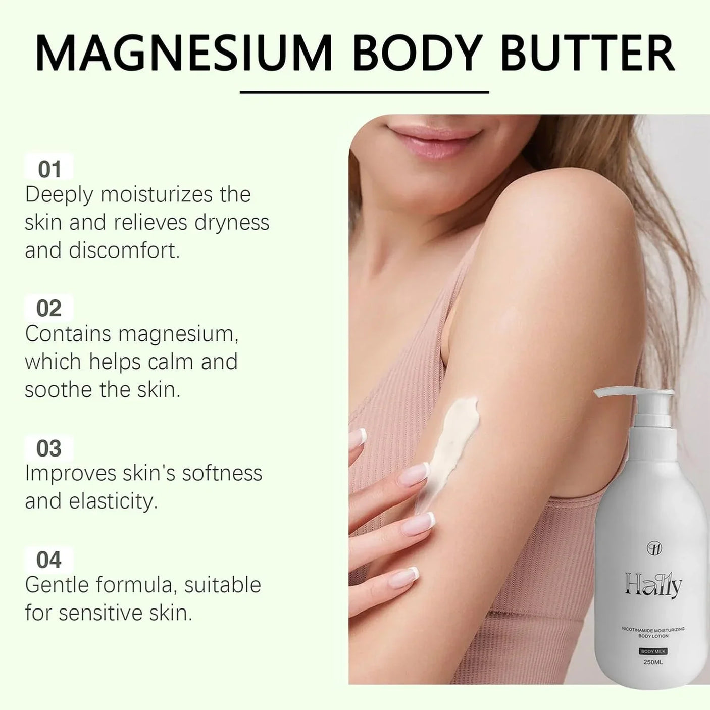 Hally Nicotinamide Moisturizing Body Lotion - 250ml