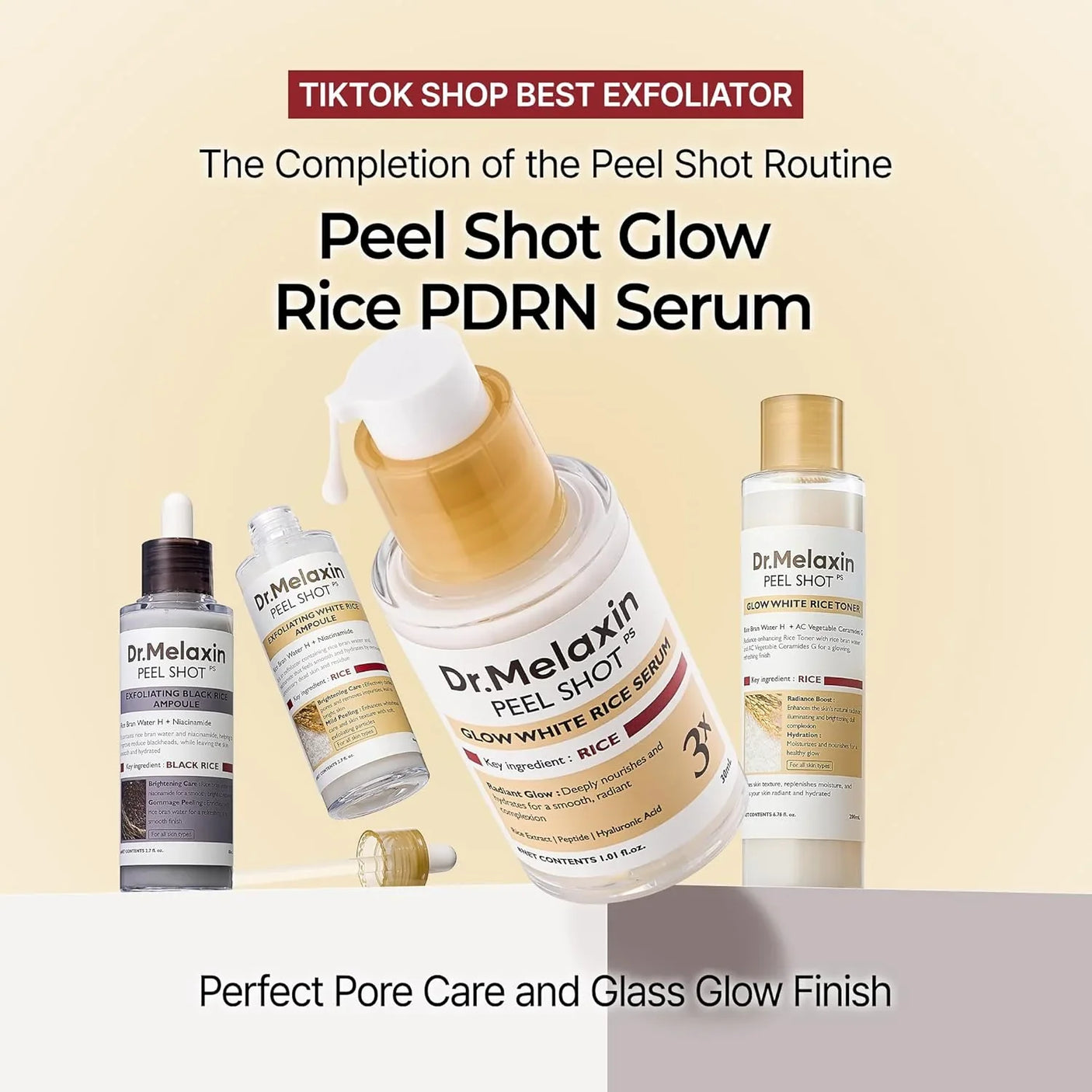 Dr.Melaxin Peel Shot Glow White Rice Serum - 30ml