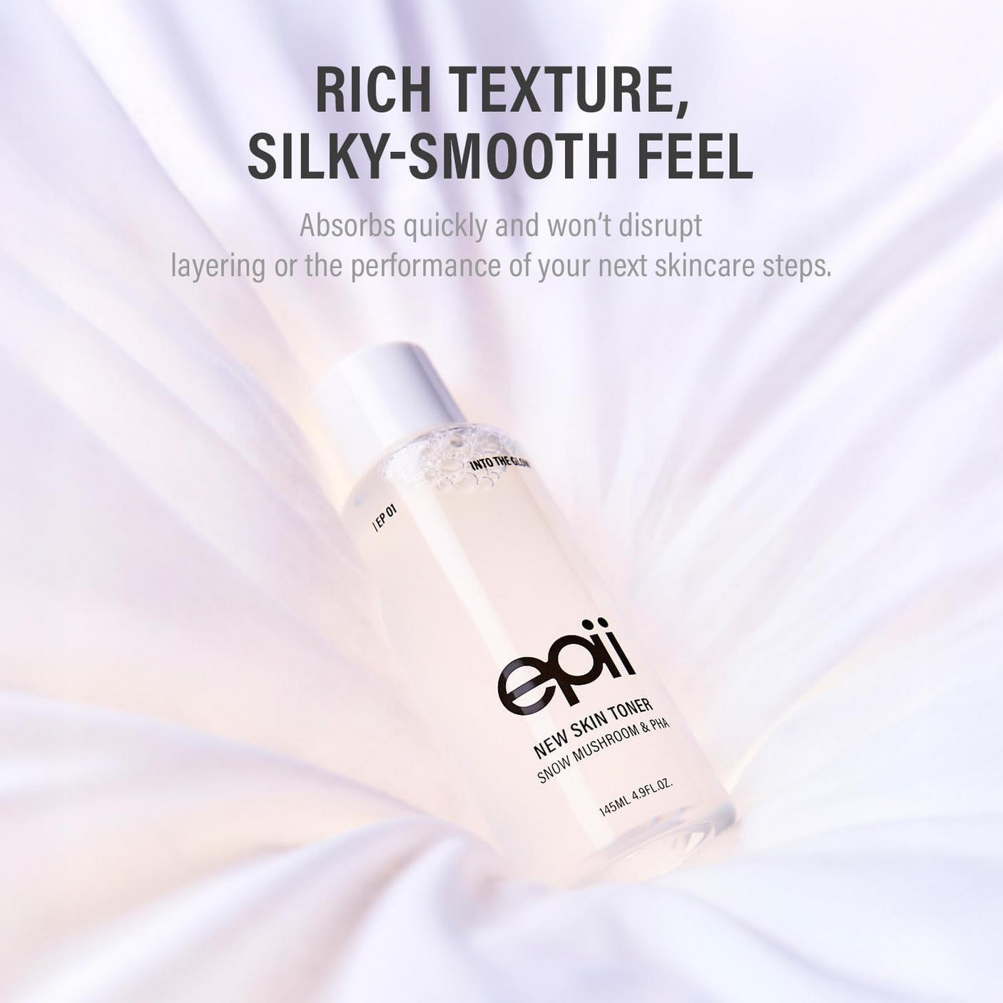 epii Snow Mushroom & PHA Skin Toner - 145ml