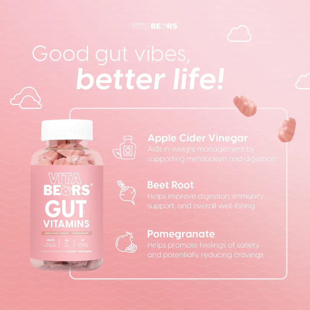 Vita Bears Gut Vitamins Gummies