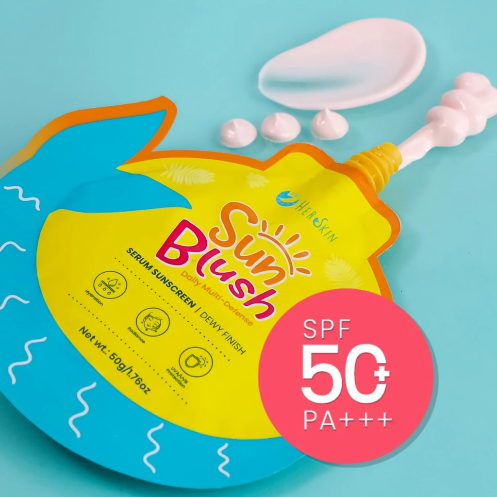 Herskin Sun Blush Serum Sunscreen SPF 50+ - 50g