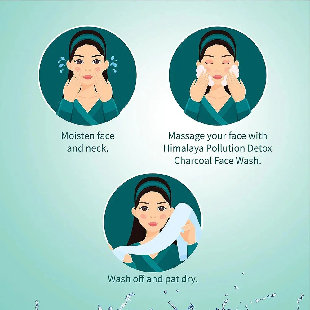 Himalaya Deep Cleansing Charcoal Face Wash - 100ml