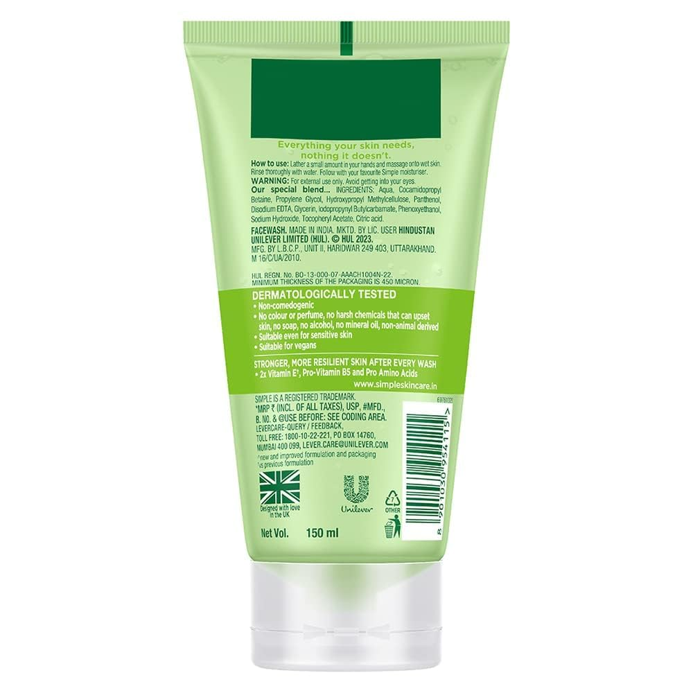Simple Refreshing Facial Wash For Smooth & Fresh Skin - 150ml