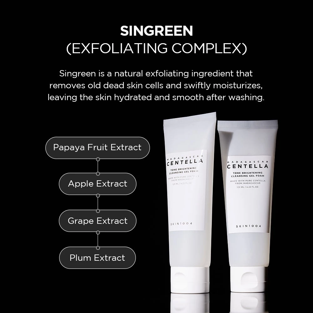 SKIN1004 Tone Brightening Cleansing Gel Foam - 125ml