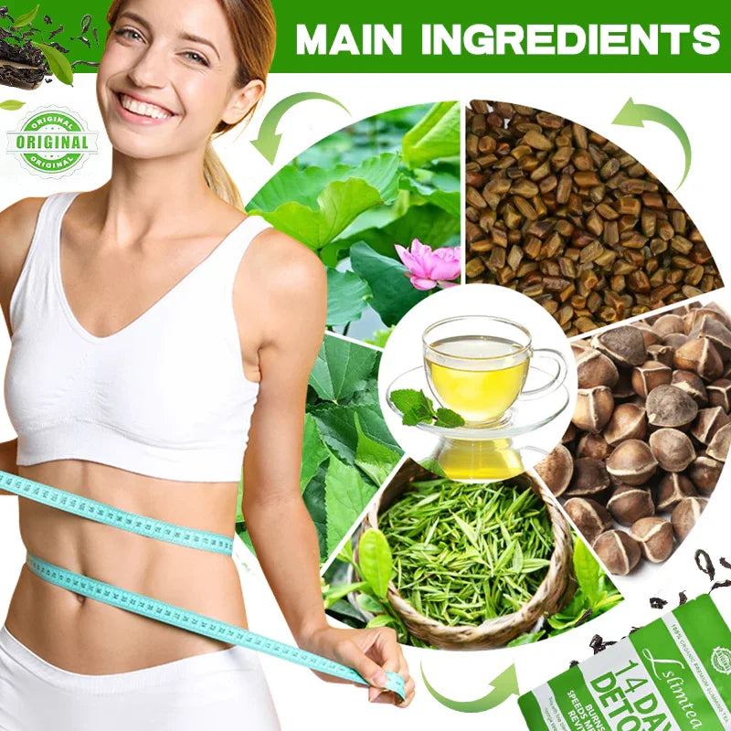 Original 100% Organic Herbal Slimtea - 14 Bags