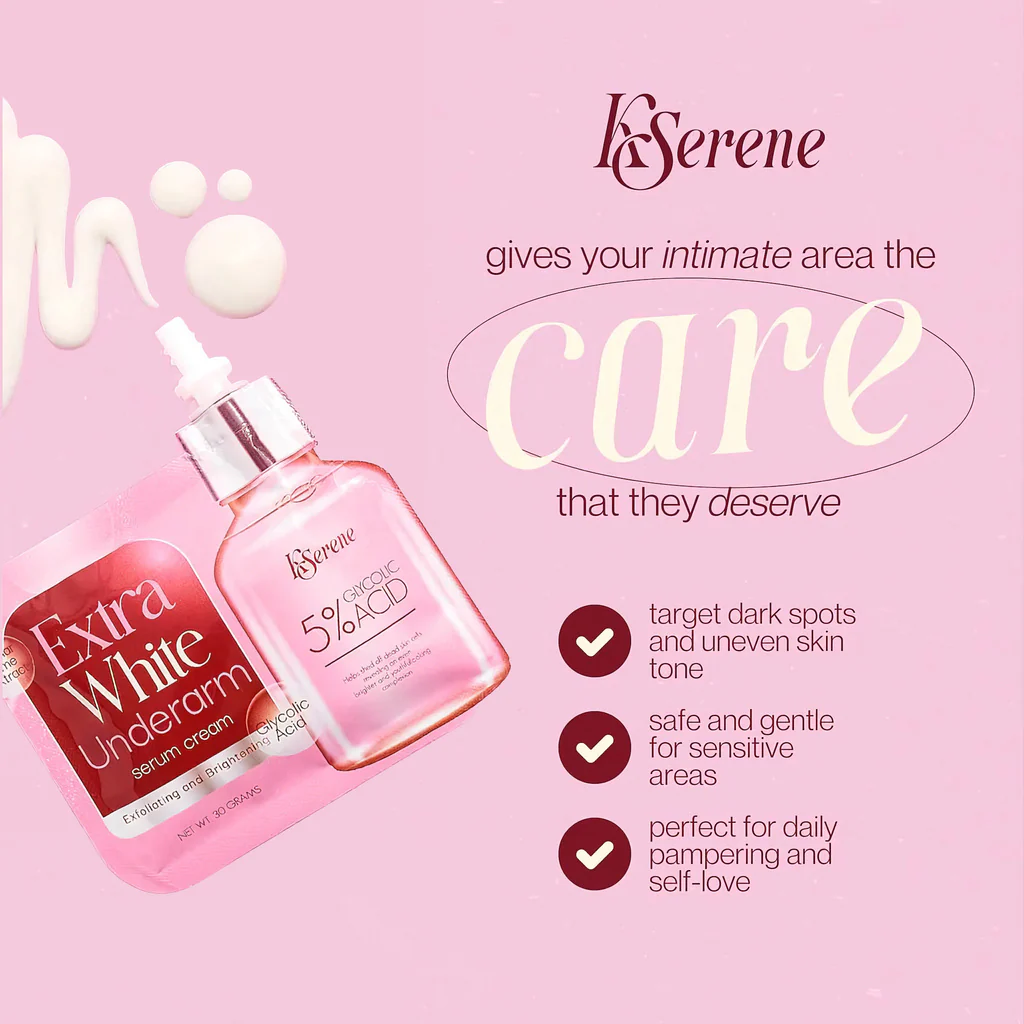 KSerene Extra White Underarm Serum Cream - 30g