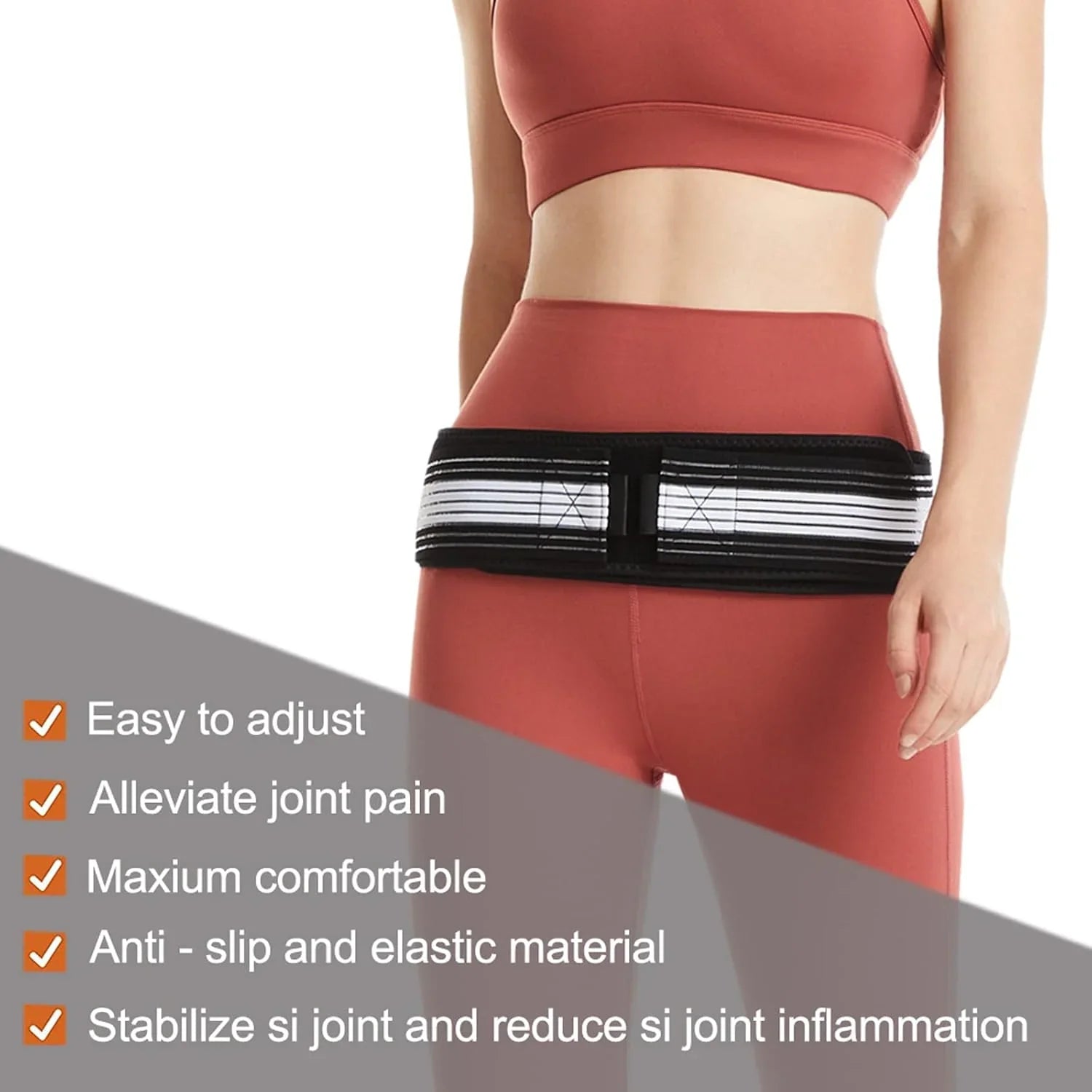 Breathable Anti-Slip Training Tight Waistband LB-966