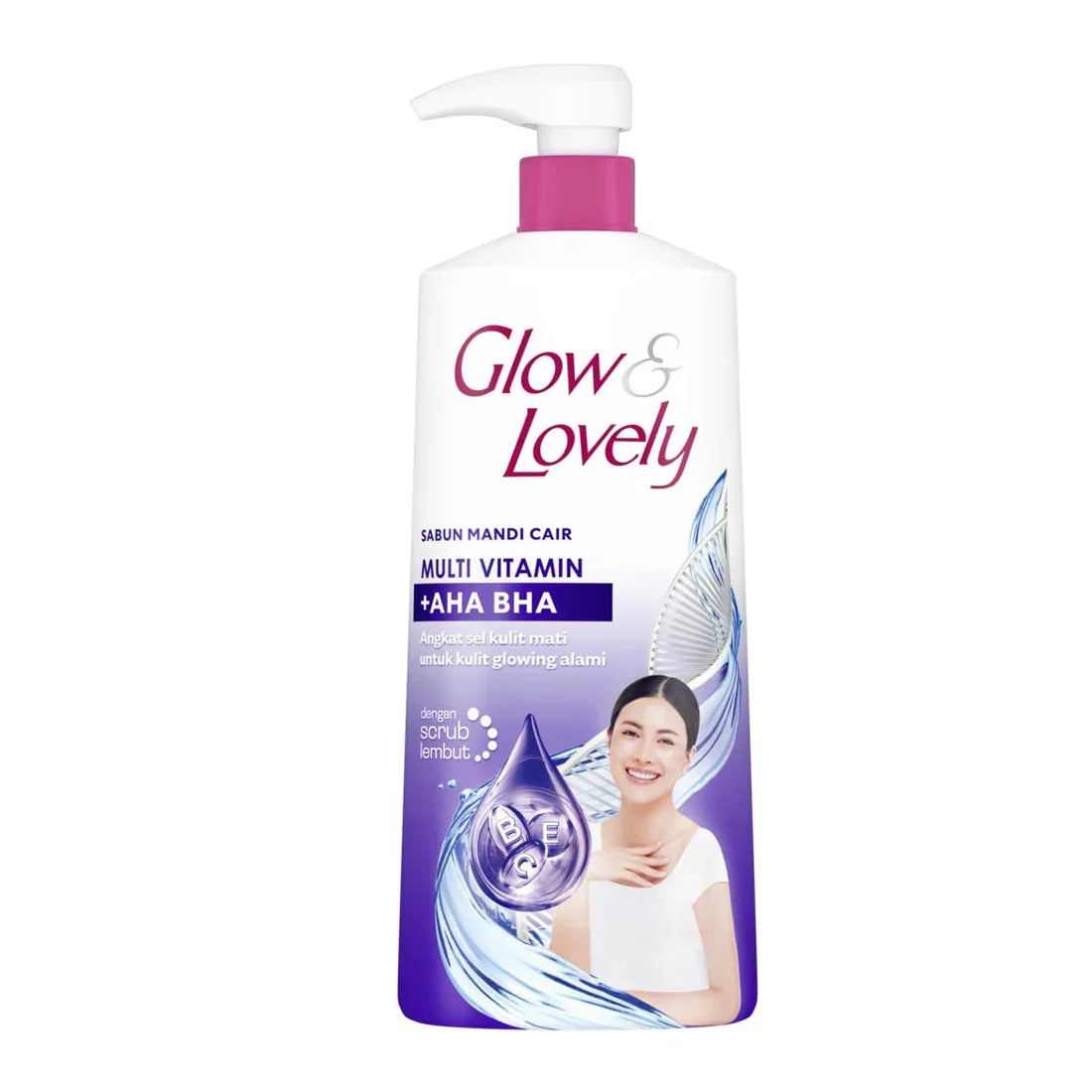 Glow & Lovely Bodywash With Multivitamin + AHA BHA - 550ml