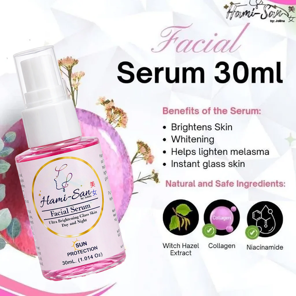 Hami-San Ultra Brightening Day & Night Facial Serum - 30ml