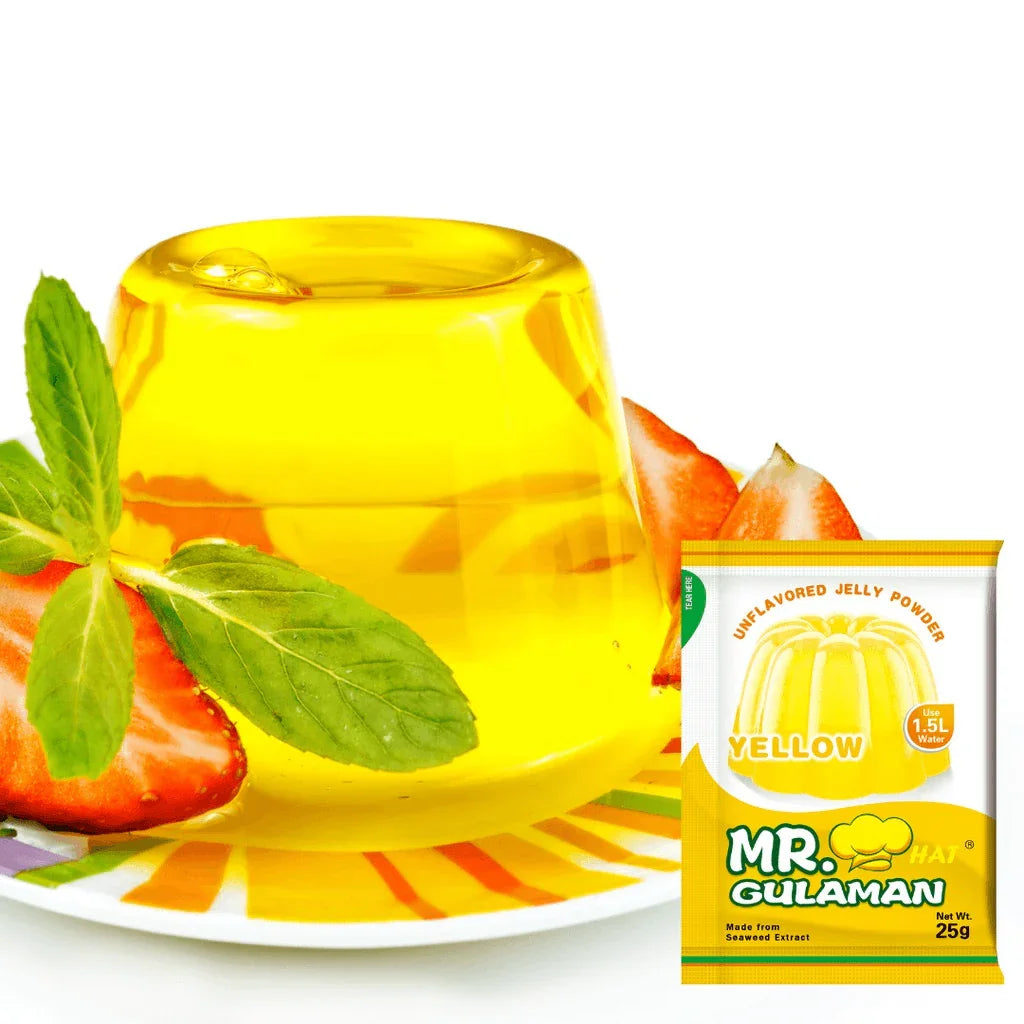 Mr. Hat Gulaman Unflavored Yellow 1 Pcs