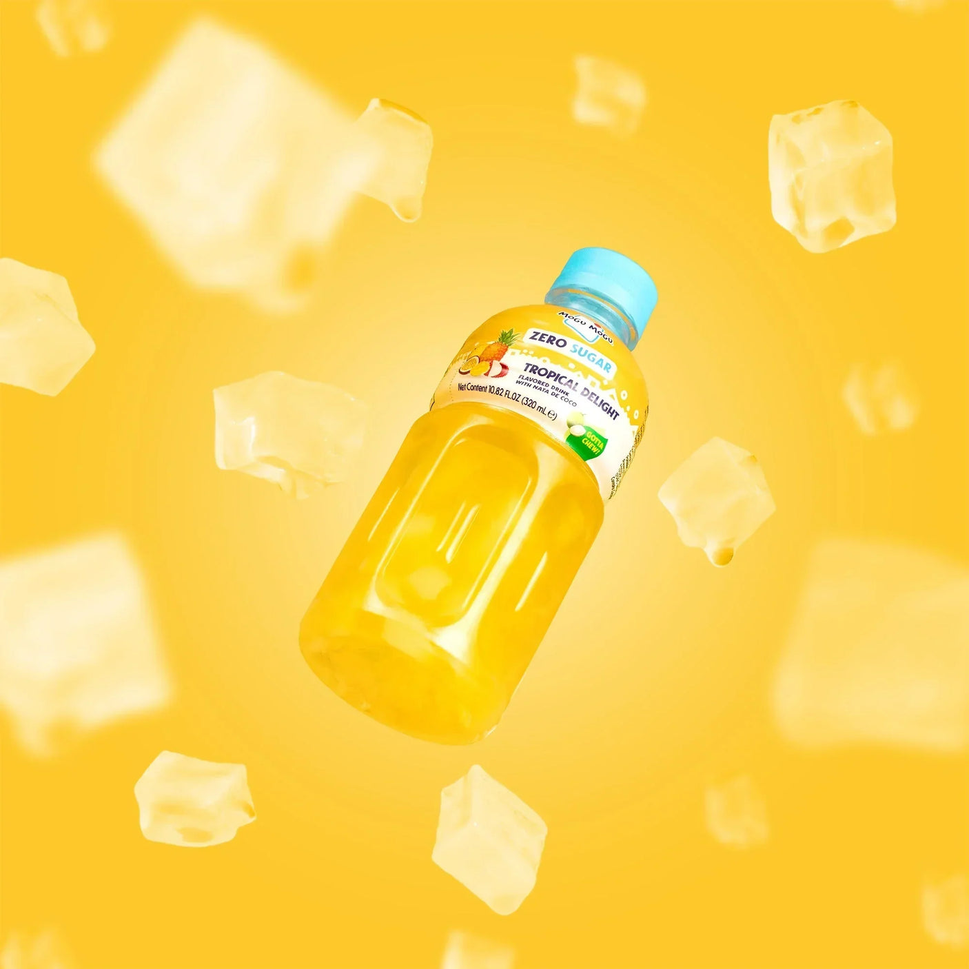 Mogu Mogu Zero Sugar Tropical Delight With Nata De Coco - 320ml