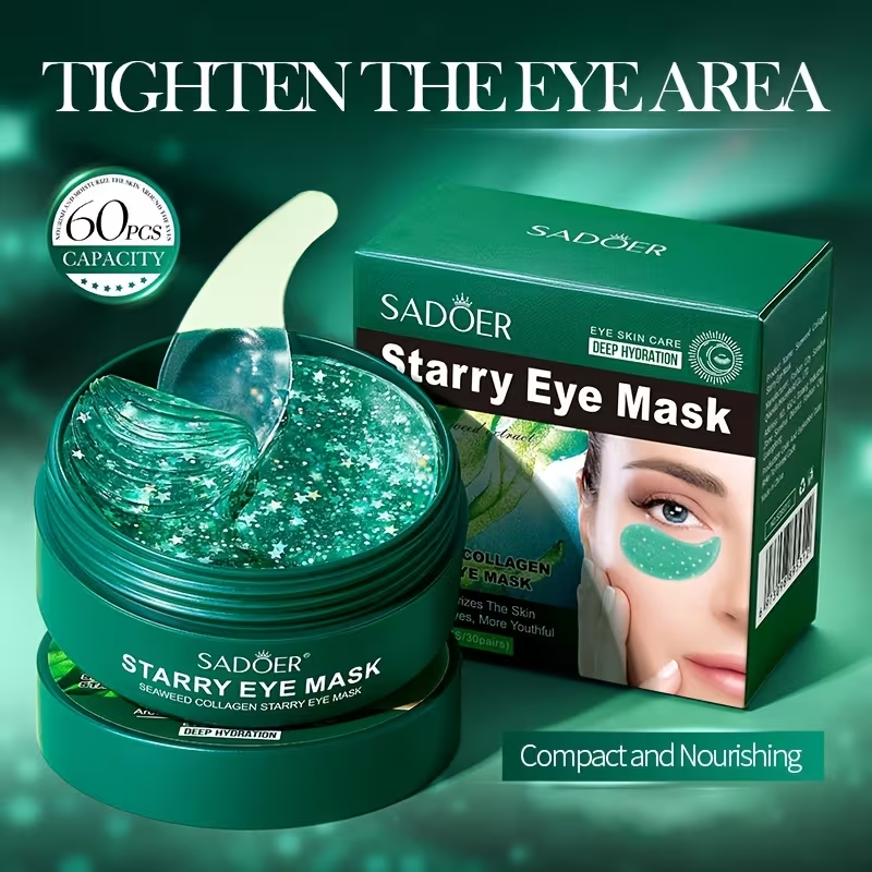 Sadoer Seaweed Collagen Starry Eye Mask - 80g (60Pcs)