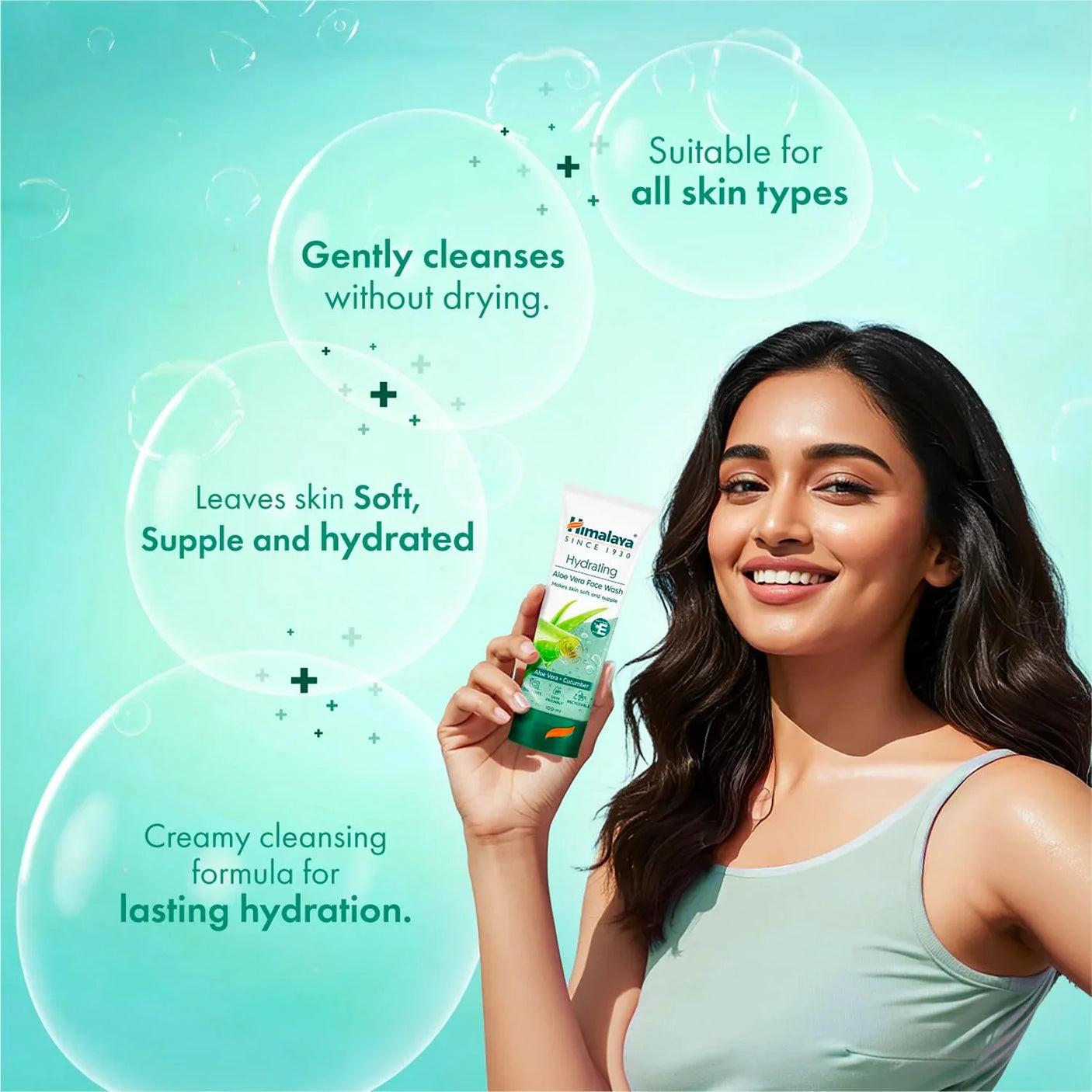 Himalaya Hydrating Aloe Vera Face Wash - 100ml