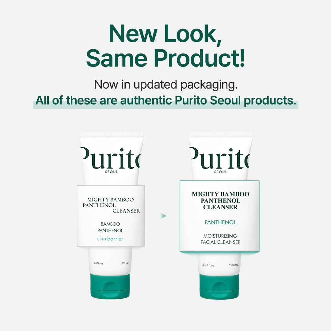 Purito Mighty Bamboo Panthenol Facial Cleanser - 150ml