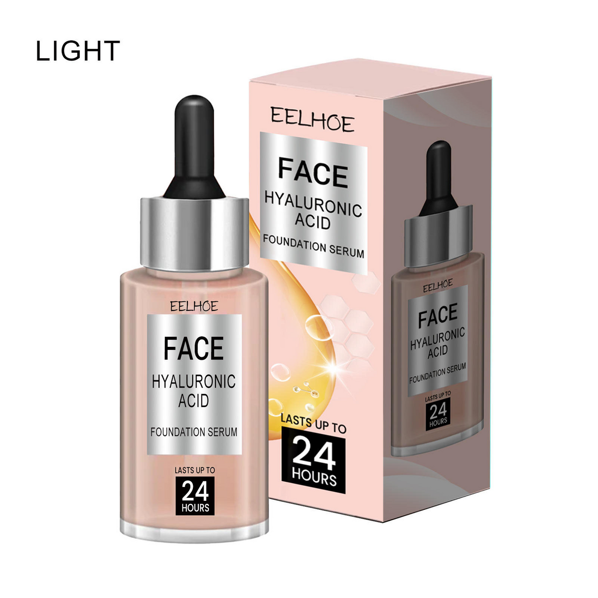 EELHOE Face Hyaluronic Acid Foundation Serum - light color