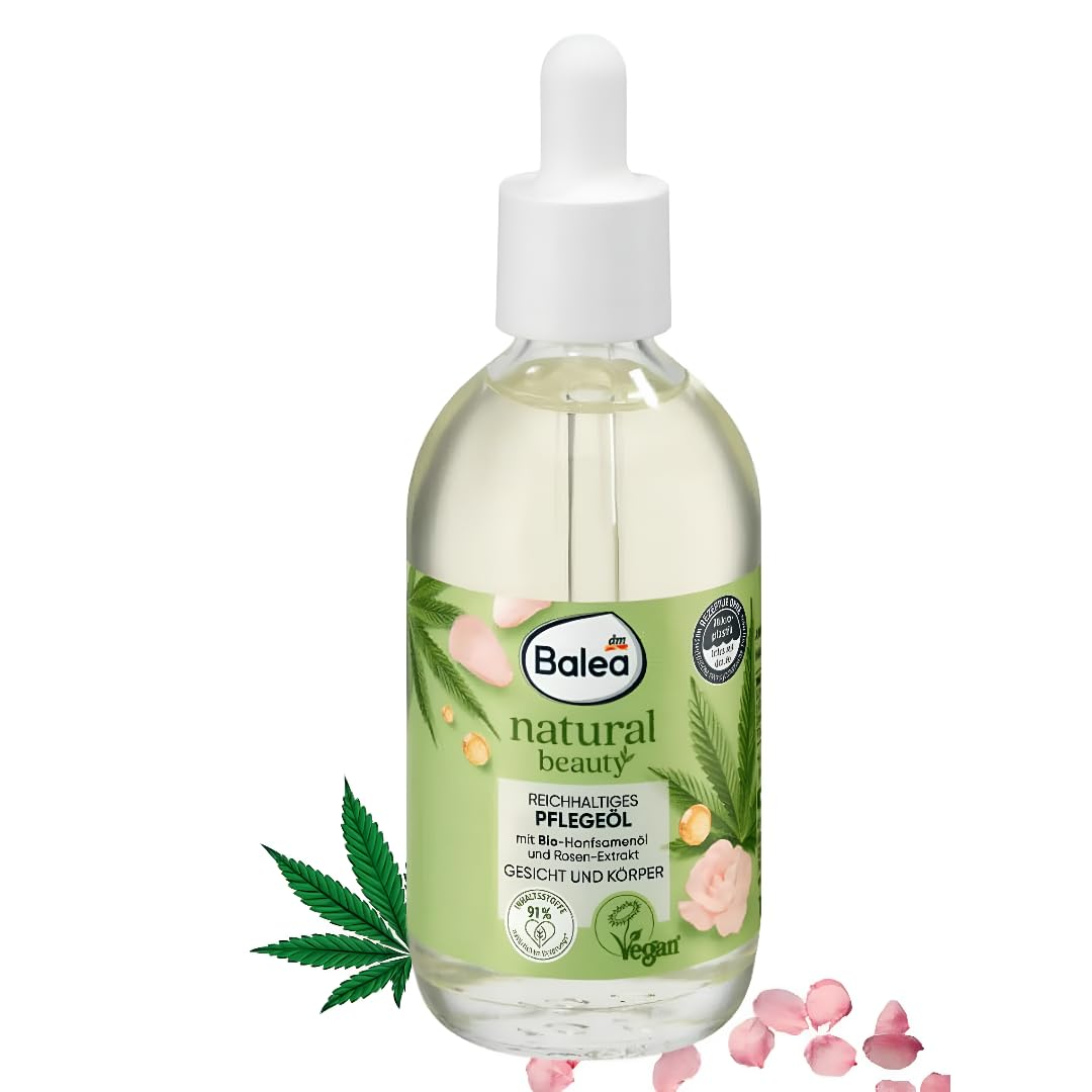 Balea Natural Beauty Organic Face & Body Oil - 100ml