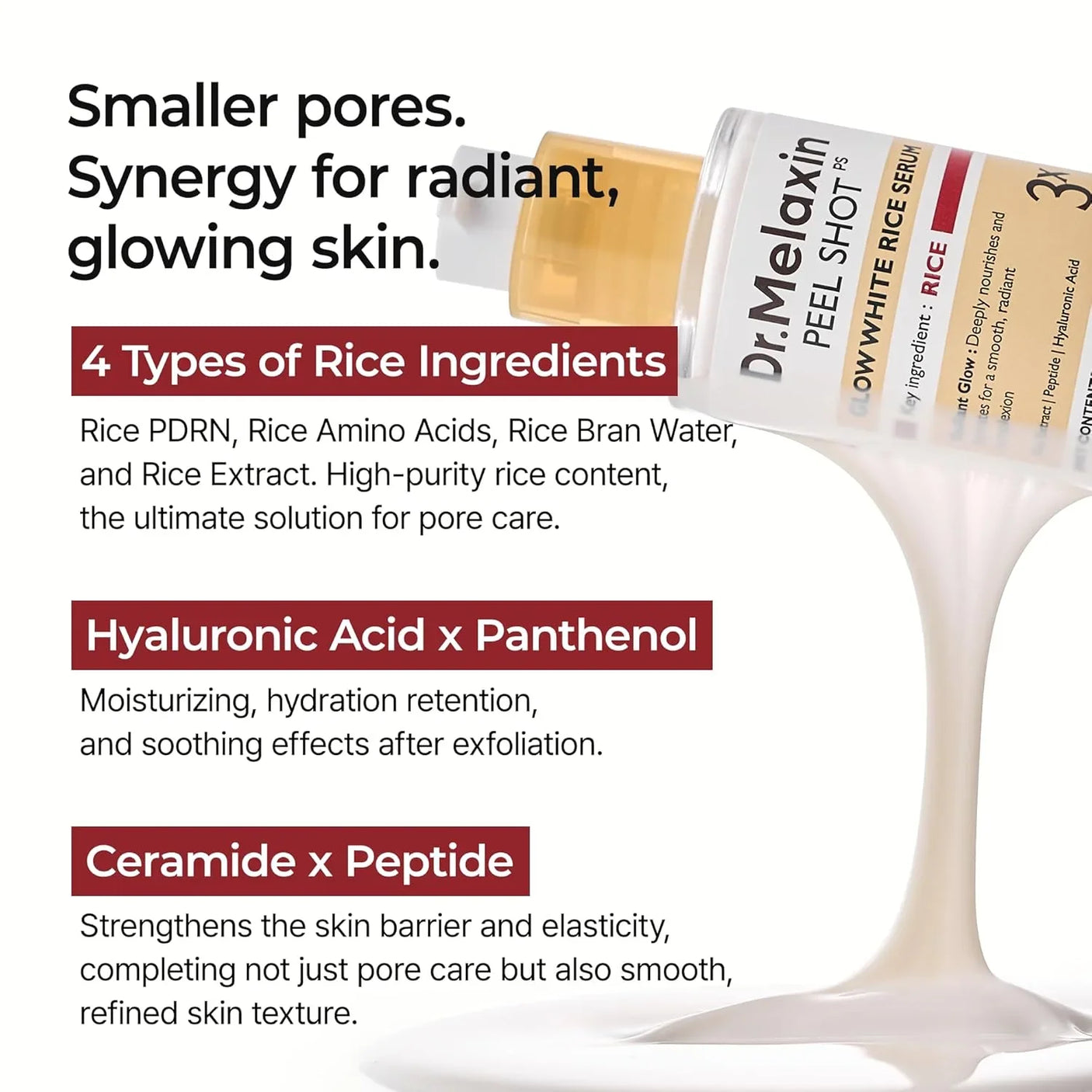 Dr.Melaxin Peel Shot Glow White Rice Serum - 30ml