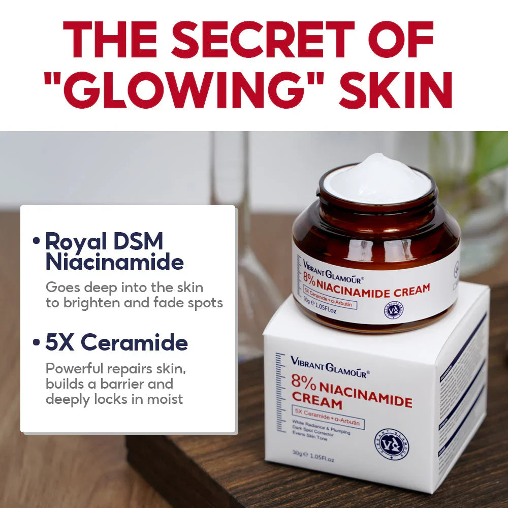 Vibrant Glamour 8% Niacinamide Cream - 30g