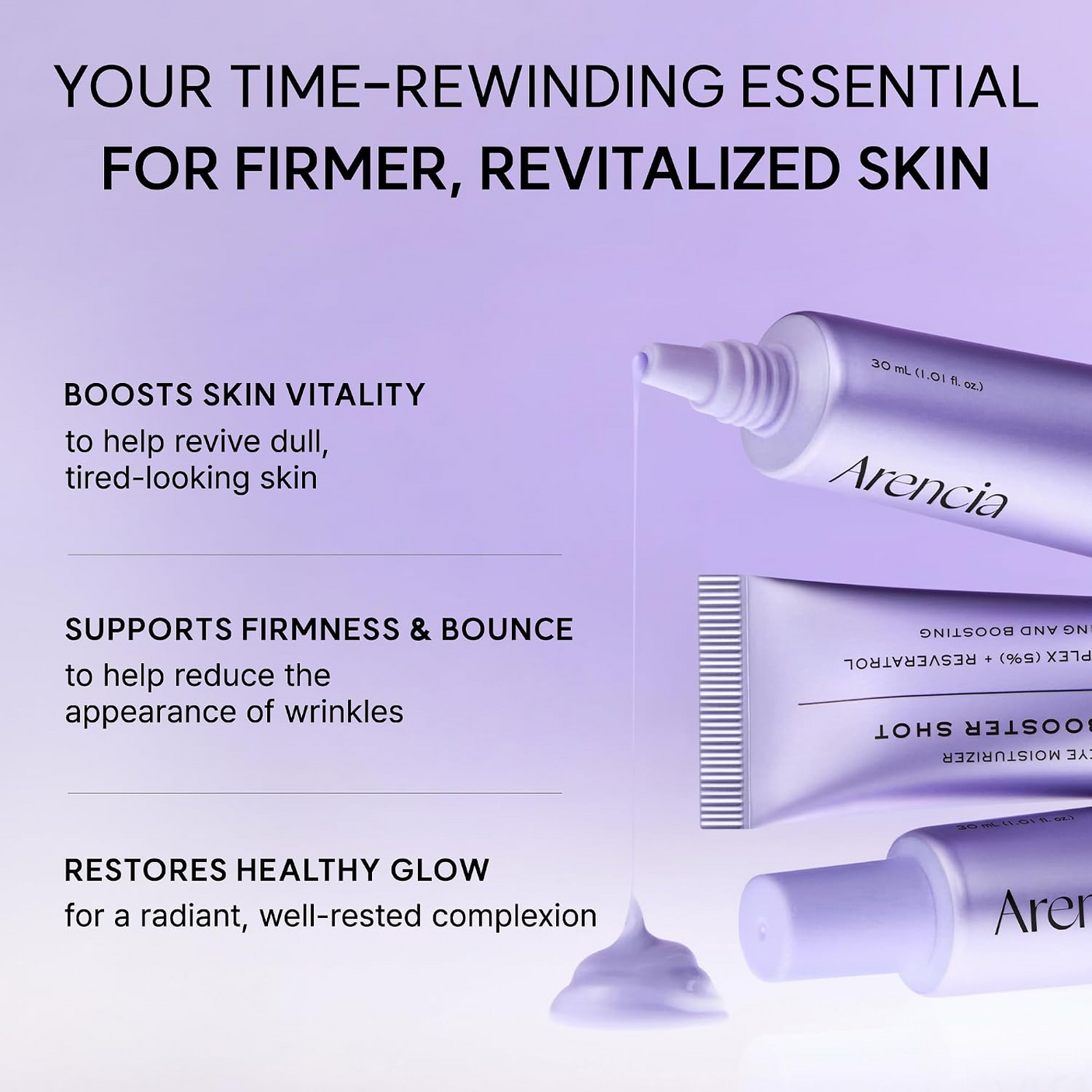 Arencia NAD+ Booster Shot Face & Eye Moisturizer - 30ml