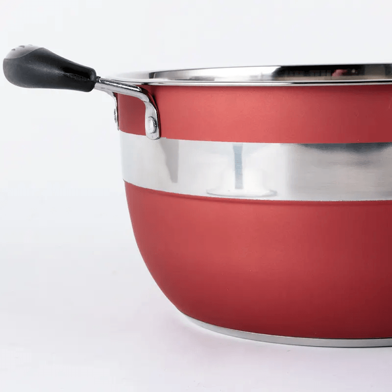 Stainless Steel Cookware Set - 12 Pcs