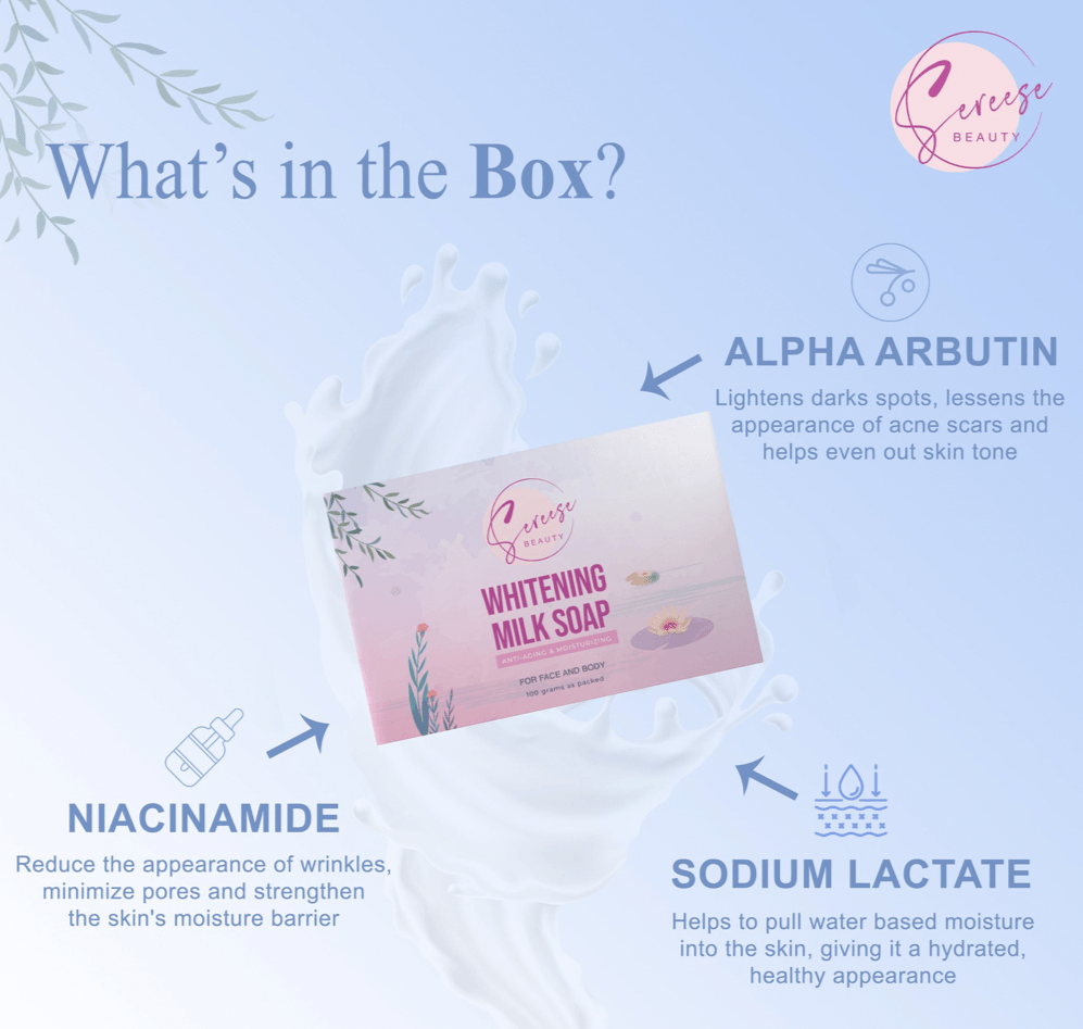 Sereese Beauty Brightening Milk Soap - 100g