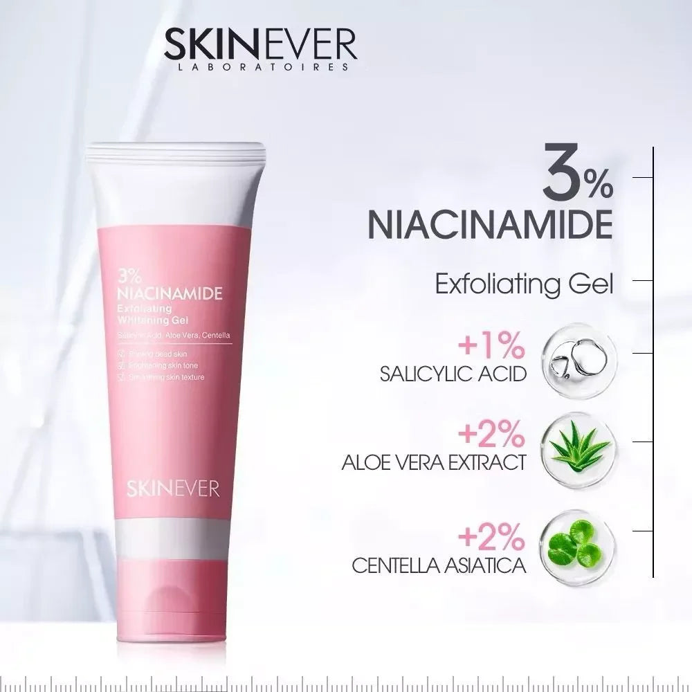 Skinever 3% Niacinamide Exfoliating Gel - 55ml