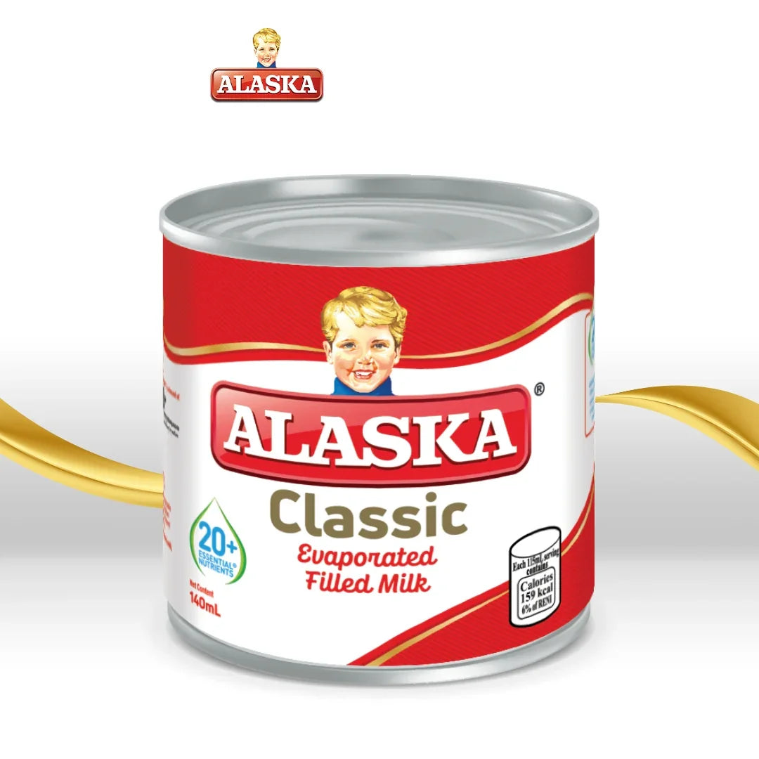 Alaska Classic Evaporated Filled Milk - 140ml