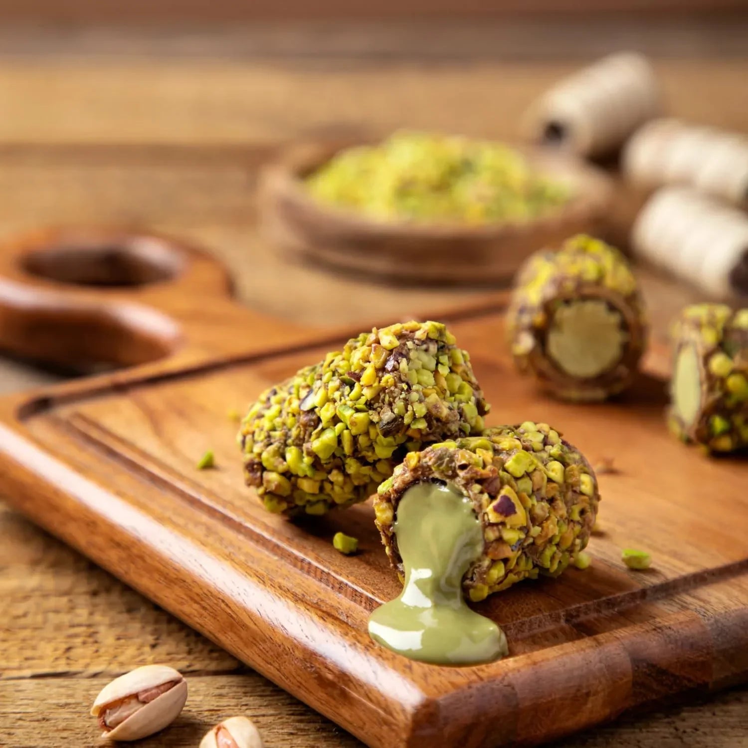 Bonecrepe Chocosticks Pistachio Premium Chocolate - 200g