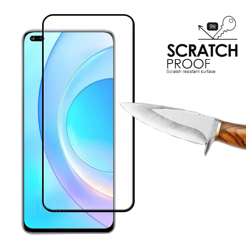 زجاج حماية عالي الدقة لهاتف Honor 50 Lite