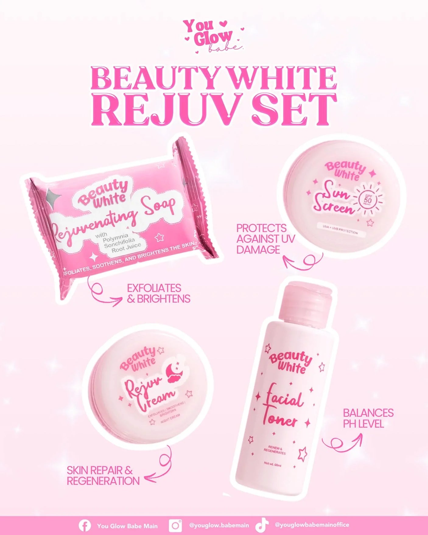 You Glow Beauty White Rejuv Set