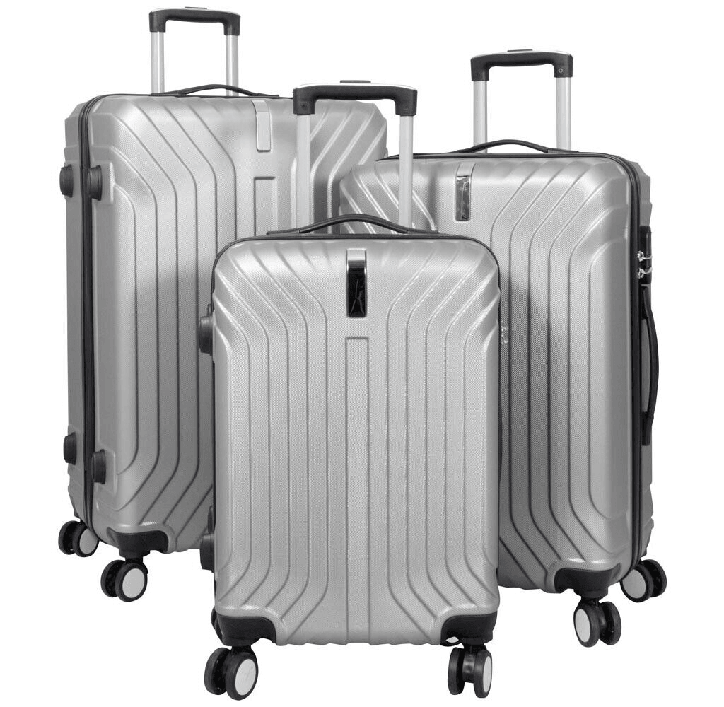Luggage Bag 24 Inch Check-in Luggage Trolly - Silver