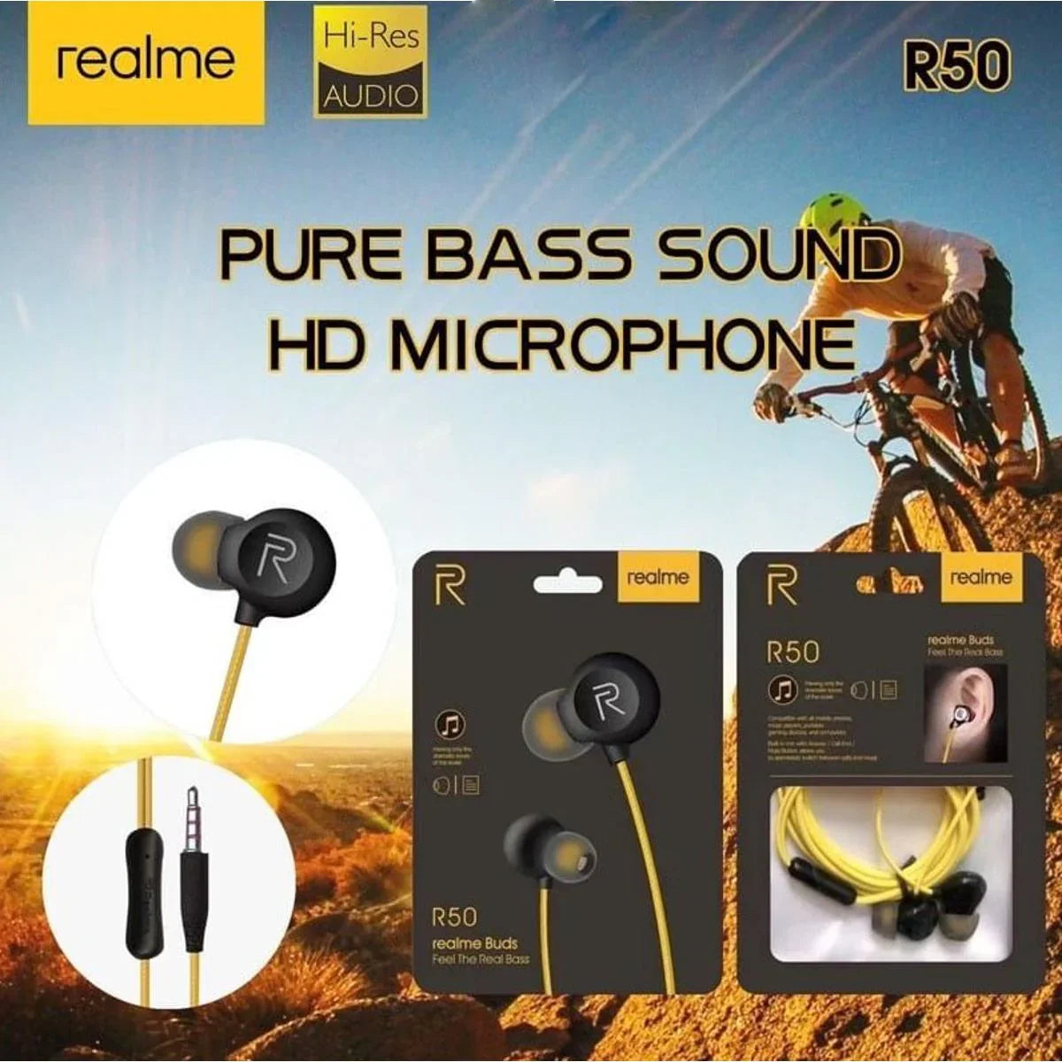 سماعة الأذن Realme Buds 2 Stereo Buds 2 R50