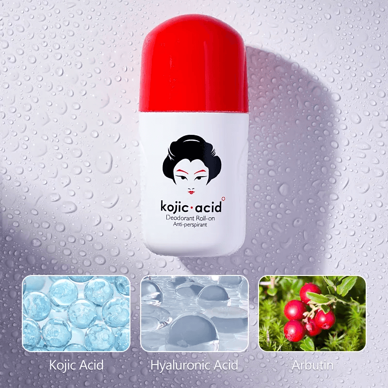 Guanjing Beauty Kojic Acid Brightening Anti-Perspirant Roll On - 50ml