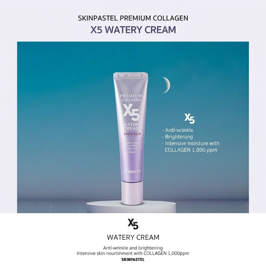 SkinPastel Premium Collagen X5 Watery Cream - 30ml