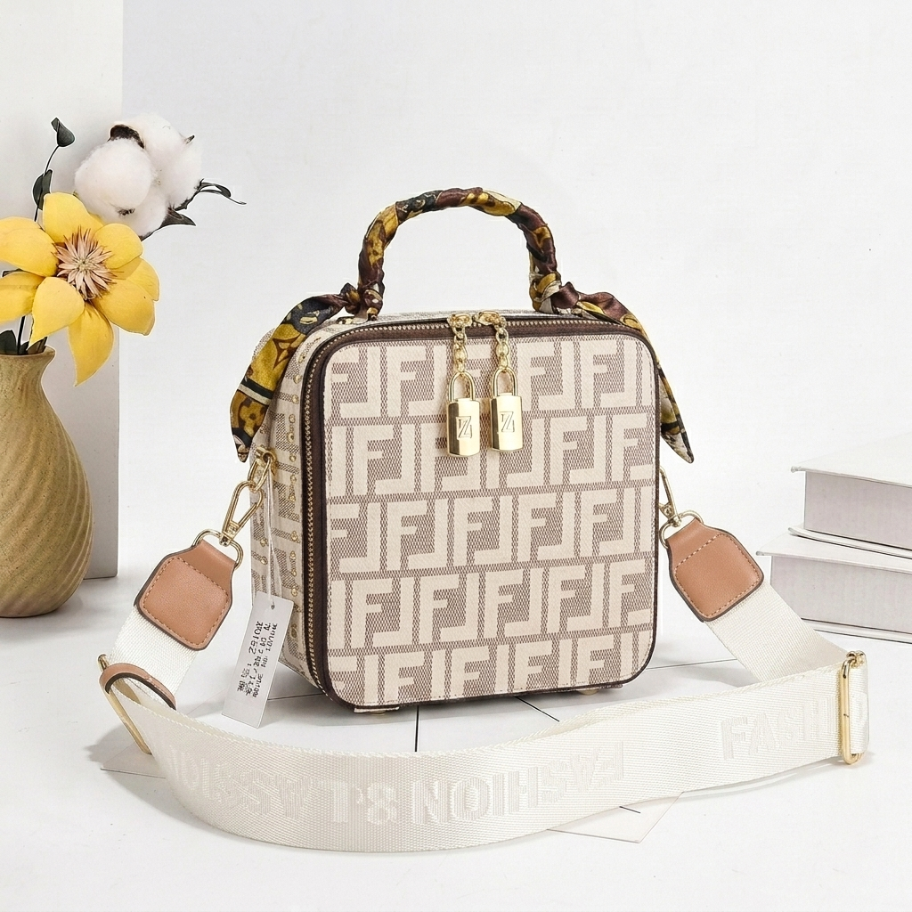 Women's Korean Design Square Mini Shoulder Bag - 2210#