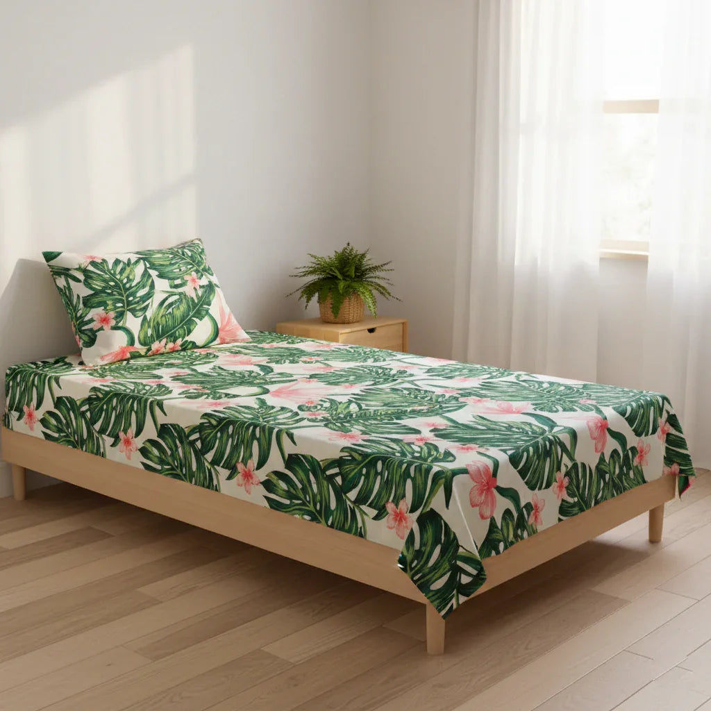 Active Single Flatsheet With One Pillow Cover - 150 x 230 CM