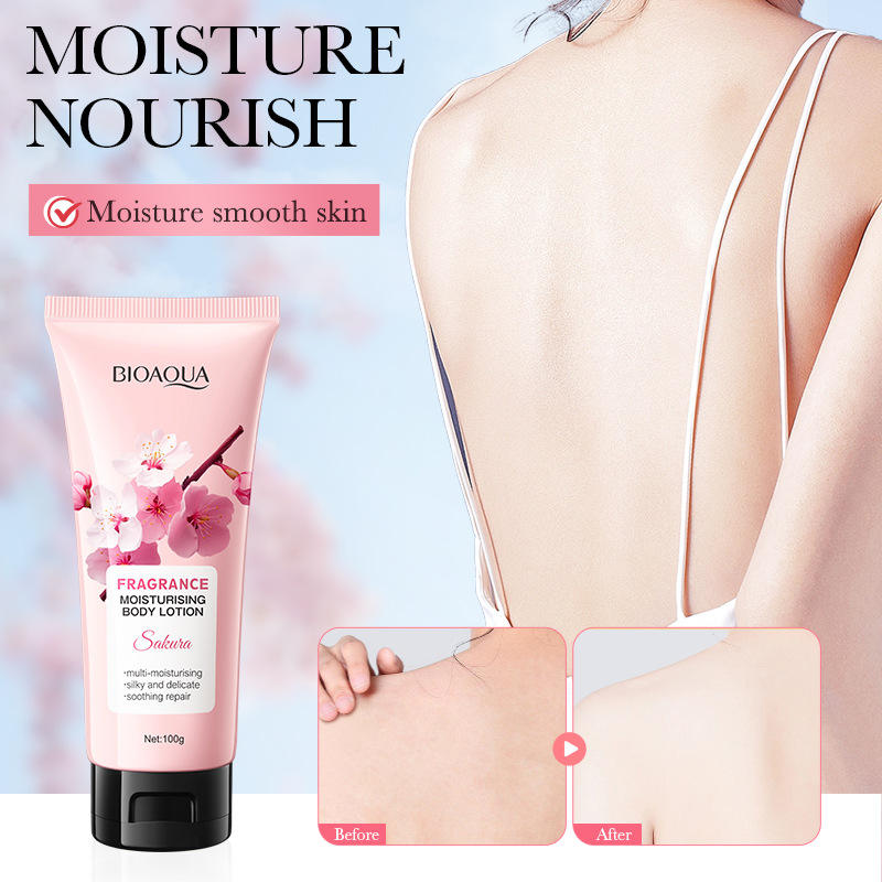 BIOAQUA Sakura Fragrance Moisturizing Body Lotion - 100g