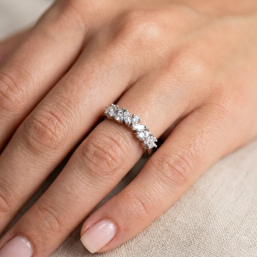 Women's Silver Adjustable Ring #26