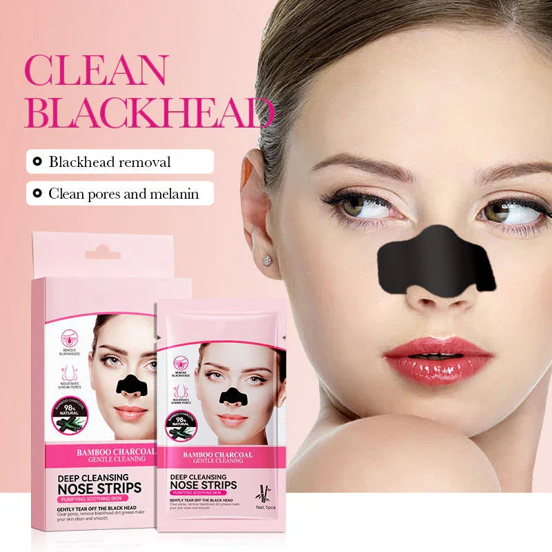 Sadoer Bamboo Charcoal Deep Cleansing Nose Strips - 6 Pcs