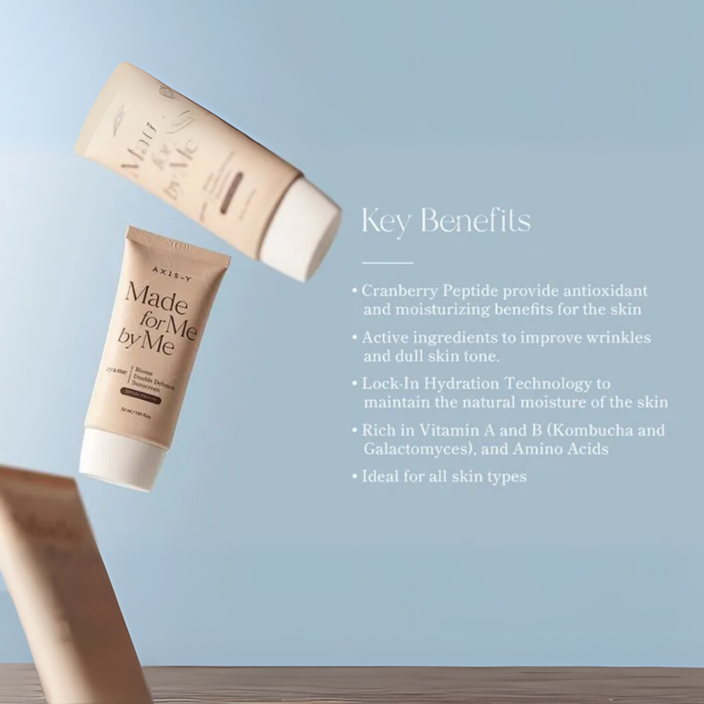 AXIS-Y Biome Double Defense Sunscreen SPF50+ PA++++ - 50ml
