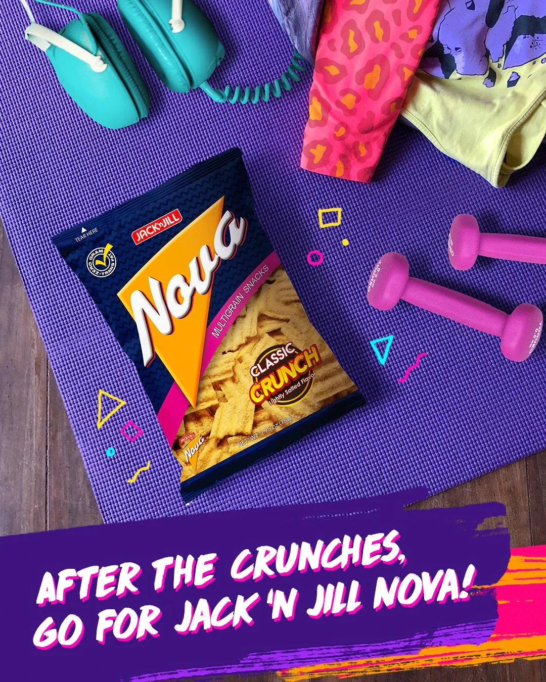 Jack 'n Jill Nova Classic Crunch - 78g