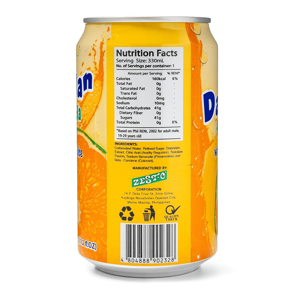 Zesto Dalandan Fruit Soda - 330ml