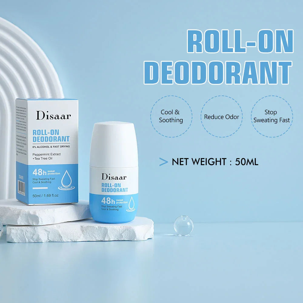Disaar Peppermint Extract 48H Deodorant Roll-On - 50ml