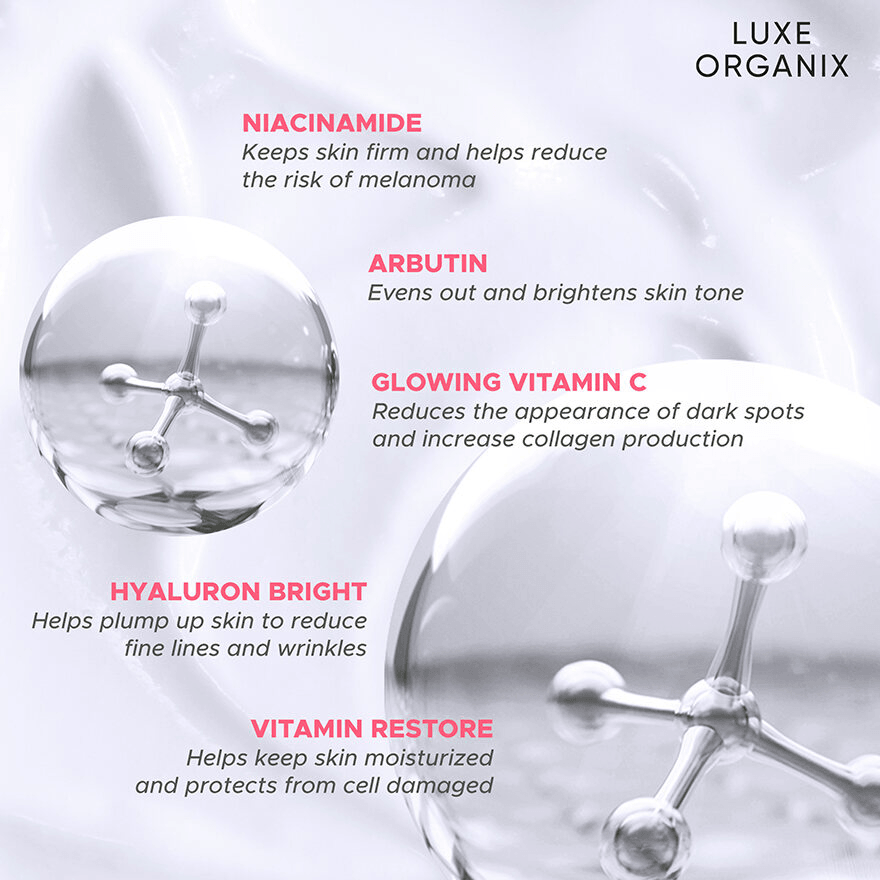 Luxe Organix Niacinamide + Arbutin Healthy Light Brightening Serum Lotion - 350ml